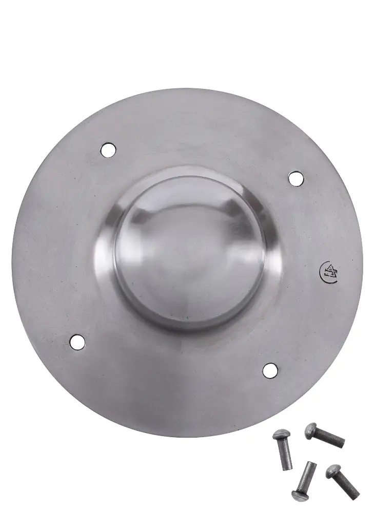 Umbo redondo peueño de 4 remaches 