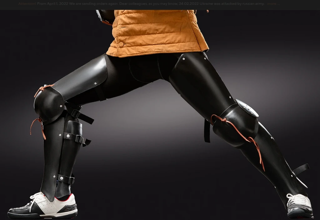 Protectores de piernas completo Black Knight